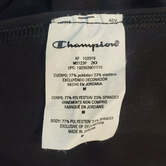 Champion Womens High Rise Logo Print Legging Tights Size Medium - Picture 7 of 9